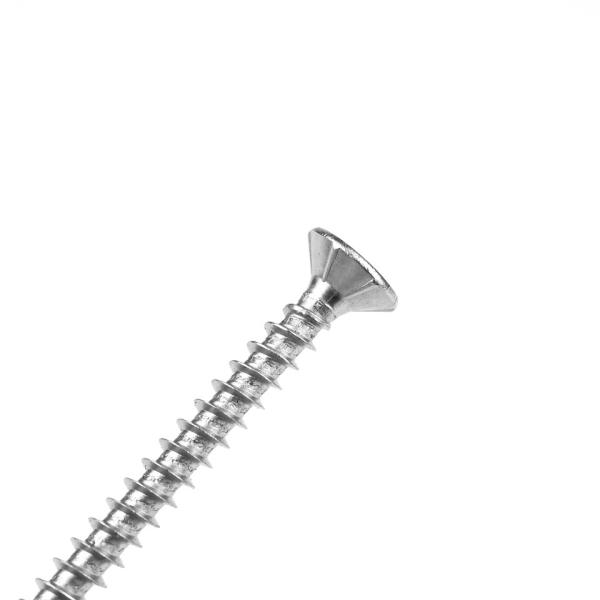 Customized Flat Head Double Countersunk Chipboard Screws for Wood Deck Plain Finish