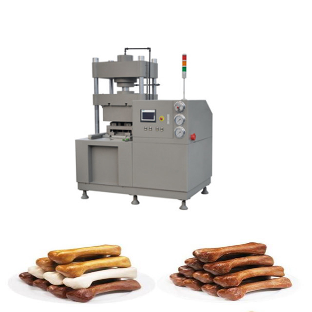 Pressed Rawhide Bones Pet Chewing Bone Making Machine  Touch Screen
