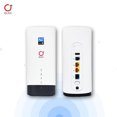 Olax G5018 5G CPE Modem WiFi6 Modem sem fio Roteador portátil WIFI sem fio 5G com slot para cartão SIM