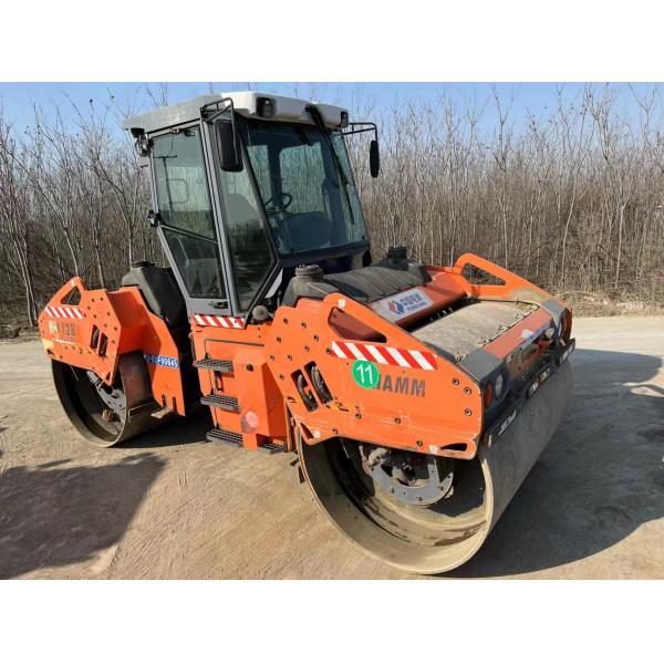 38 Static Linear Pressure Strong Energy Used Road Roller HM HD128 for Construction Works