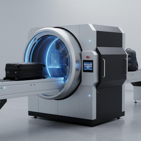 Electric Drum Transmission Mode X Ray Baggage Scanner Providing Wire Resolution less than 00787mm Metal Wire for Security Checks