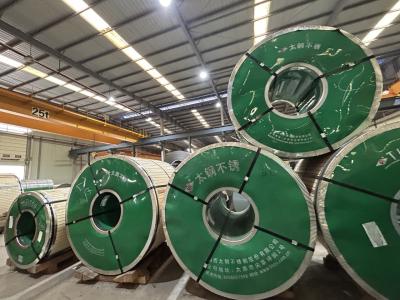 Bobina de aço inoxidável laminada a alta temperatura 321 da resistência de corrosão para ambientes higiênicos