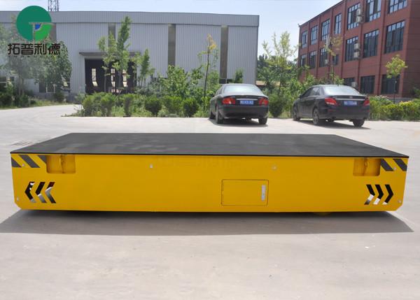 Steel Factory Material Transfer Steerable Industrial Cart 2 Tons
