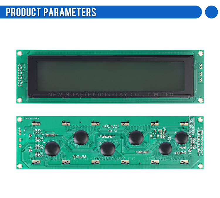 Persian Gray Film 4004A5 Character Dot Matrix Screen 4X40 4004 18PIN Interface Module