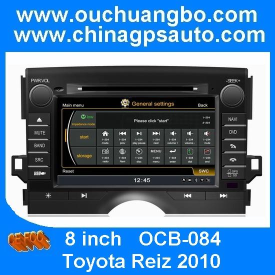 Ouchuangbo S100 head unit DVD radio for Toyota Reiz 2010 with 20 disc auto video player　OCB-084