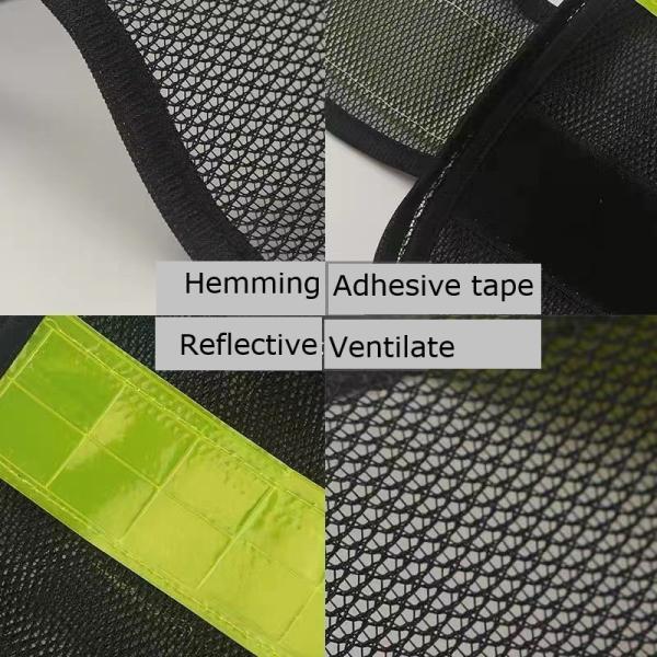 Проницаемая патрульная отражательная одежда трафик дорожная охрана сетка отражательная жилетка защитная жилетка оптом