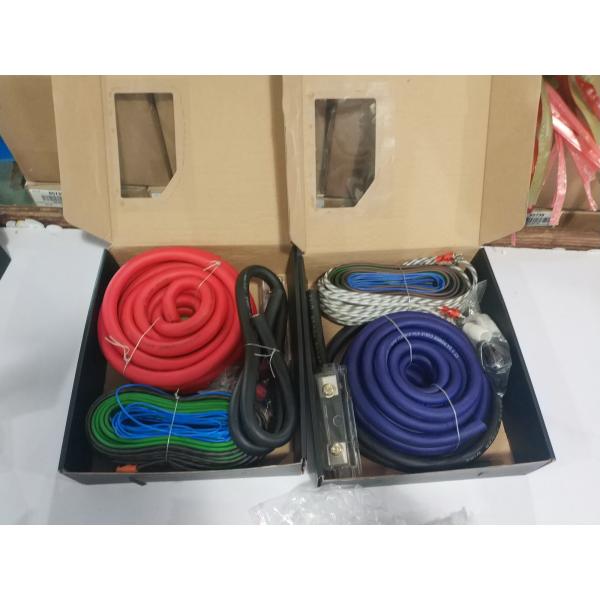 5.2m PVC Jacket High End 1/0 4 8 AWG Gauge Car Amplifier Wiring Kit для автомобильных аудиосистем