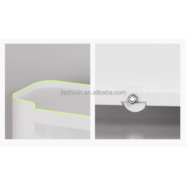 2025 3-Layer Metal Desktop Mug Storage Rack Dustproof Sliding Door Spice Cabinet for Living Room Kitchen Coffee Cup Display