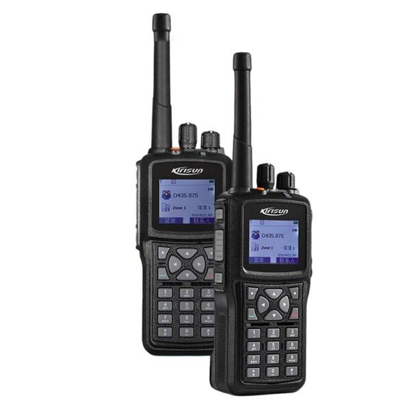 Kirisun DP980 DMR Walkie Talkie avec GPS BD positionnement IP67