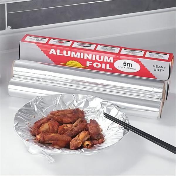 AA8011 H24  Lámina de aluminio coloreada de 0,14 mm para envasado de alimentos horneados y cocinados