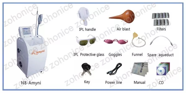 4 Filters IPL Beauty Machine For Salon Skin Rejuvenation And Hair Removal