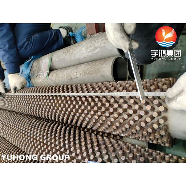 Studded Finned Tube ASTM A312 TP304 With 11Cr Fins For Oil And Gas Industry