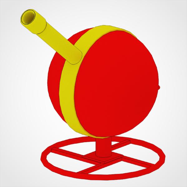 Canon lanceur de balles d'intérieur pour enfants avec tir rapide