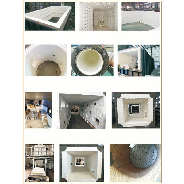 Customized Ceramic Fiber Module 220kg/m3 Anchored Folded High Temperature Resistant