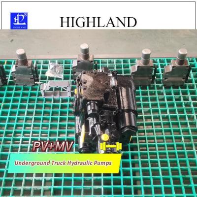 PV22 MV23 Underground Truck Hydraulic Pumps Cast Iron Housing Max Displacement
