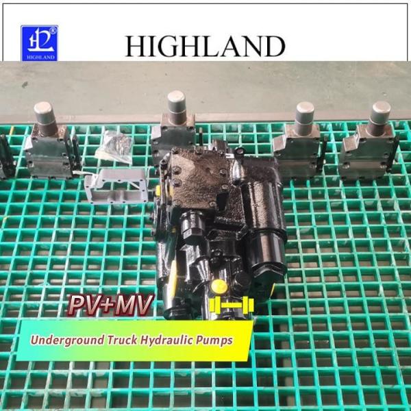PV22 MV23 Underground Truck Hydraulic Pumps Cast Iron Housing Max Displacement