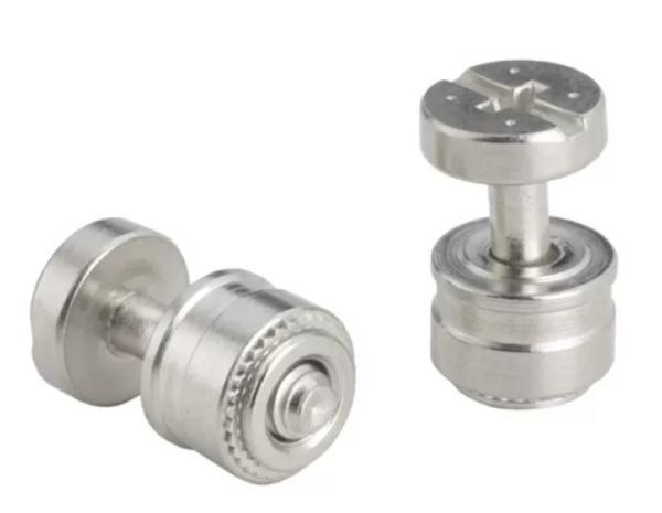 Stainless Steel Turned Electronic Fasteners , Spring Loaded Screw ISO DIN Standard