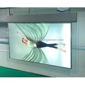 El doble interior publicitario transparente de Oled del techo superior echó a un lado señalización de Digitaces