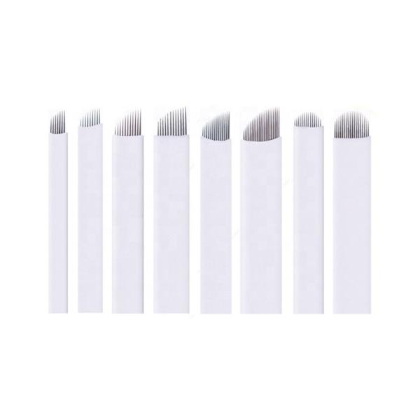 0.25mm Eyebrow Manual PMU Sterile Tattoo Needles Microblading Blade