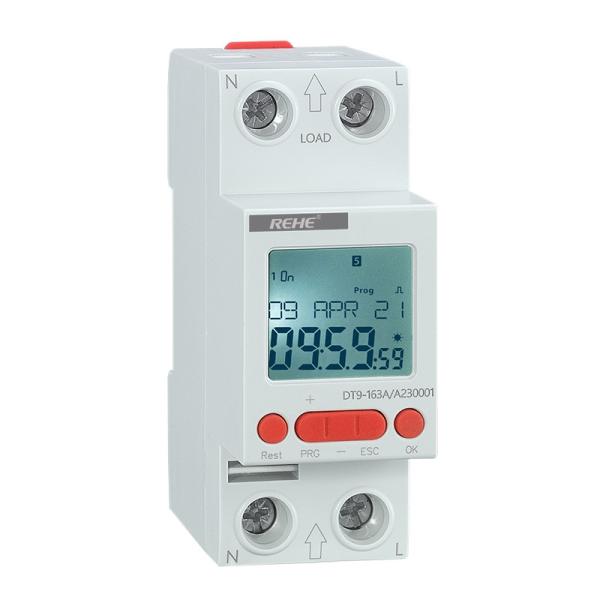 DT9-163 2-MODULE Programmable Switch AC/DC12V-240V AC 230V 50-60Hz 63A/AC1