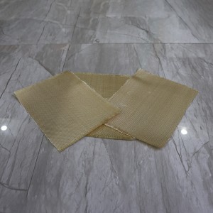 Brown Heat Treated Fiberglass Fabric Self Extinguishing For Welding Blanket