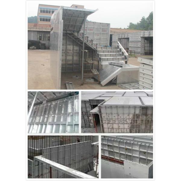 Template , Silver Aluminum Window Profiles High Bearing Capacity