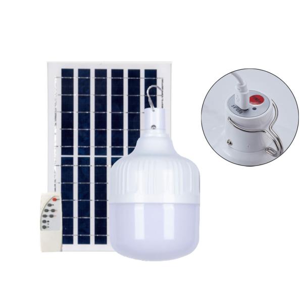 LiFePO4 SMD5730 Rechargeable Solar Powered Lamp 570lm Led Emergency Bulb