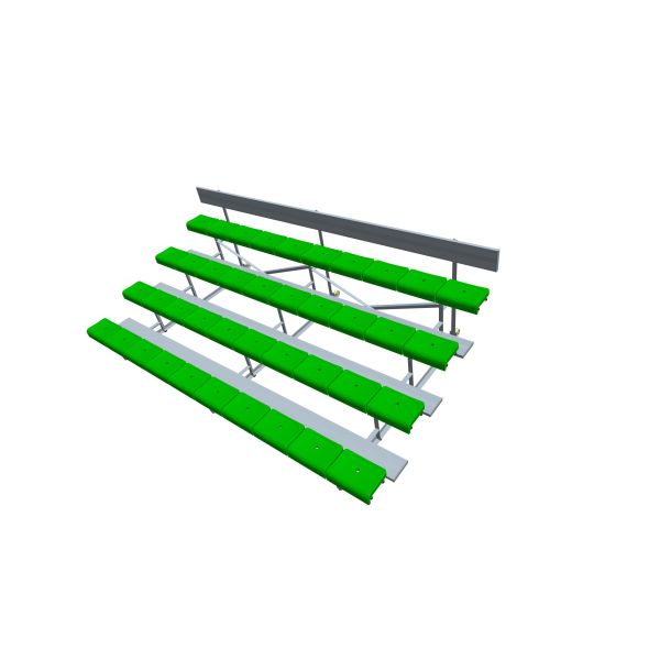 Foldable Portable Aluminum Bleachers for Stadium Seating Easy to Install and Disassemble