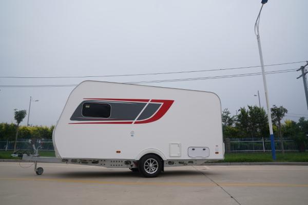 Petite remorque de camping-car personnalisée, mini remorque de camping-car en forme de larme hors route