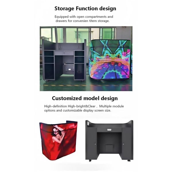 P1.86 LED display Front desk display Table LED Display DJ Booth Facade Front Desk LED Screen