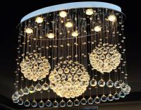 O luxo conduziu a decoração de suspensão moderna de Crystal Pendant Light For Home