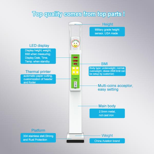 Highly Accurate Ultrasonic Physical Checkup Machine Measuring Speed 480 Times per Hour