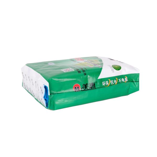 Eco Friendly Polypropylene Block Bottom Bags , Sand / Fertilizer Multi Wall Bags