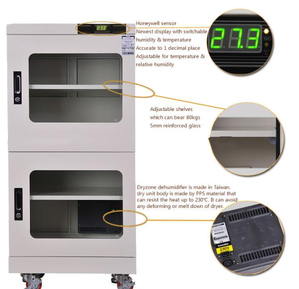 Humidité déshydratante de Cabinet automatique intelligent de Dry storage commandée