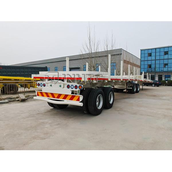 2axle 3 Axles 50ton 20feet 40ft 45ft Flatbed Flat Bed Container Semi Trailer Flatbed Trailer for Sale