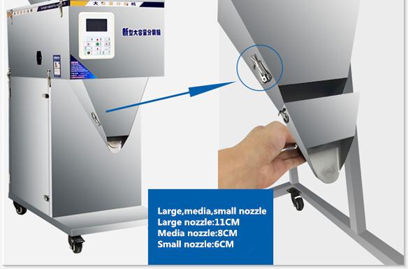 Máquina semi-automática de enchimento de pó para o pó de especiarias de café