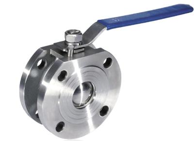 Full Bore 6 Wafer Ball Valve PN16 Pressure ISO 5211 Mounting Pad