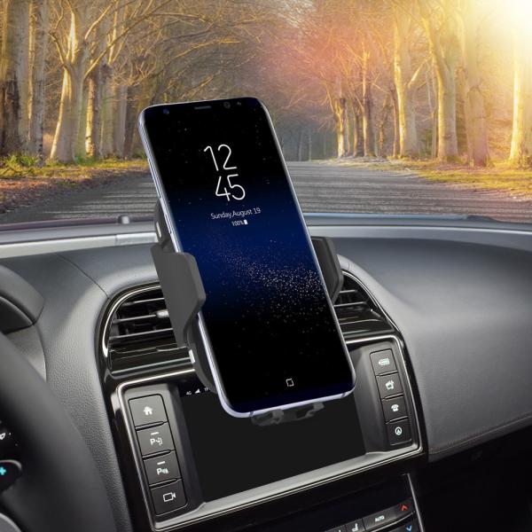 15 Watt Automatic Clamping Car Mount Wireless Charger