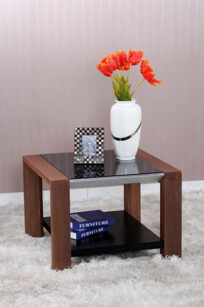 Wood Living Room Furniture,Tempered Glass Coffee/Cocktail Table,End Table,Sofa Table,MDF with Ash/Oak/Walnut veneer