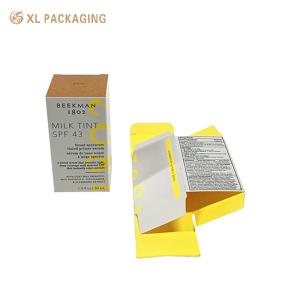 Boîte de soin de la peau personnalisée à la vente au détail Emballage Coffret de