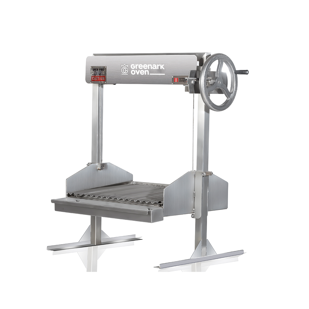 Commercial Charcoal Grill Spanish Iron BBQ Grill with 304 Stainless Steel Multifunctional Design and 300-600°C Cooking Temperature