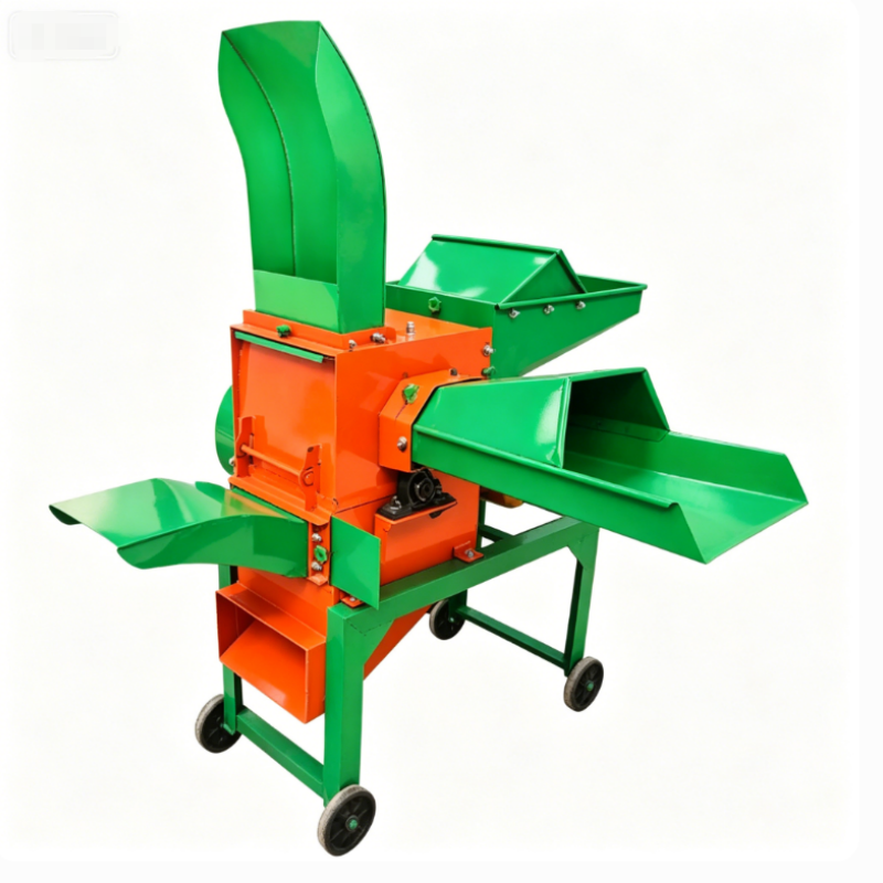 Alloy Steel Chaff cutter with grinder Crop Slicer Safe Operation Silage Making Livestock Farms