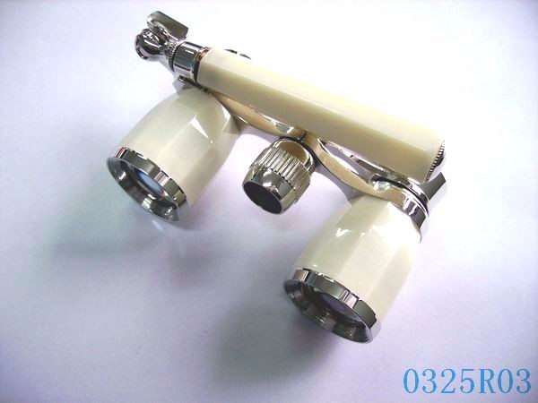 Antique Zoom Binoculars Glasses , Vintage Opera Glasses With Handle