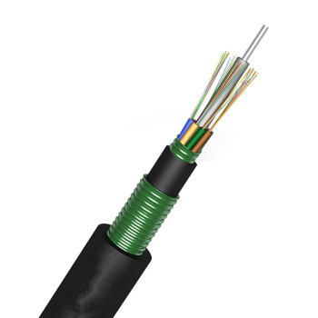 Armored Underground Outdoor Fiber Optic Cable Double PE Double Steel Tape Anti Rodent
