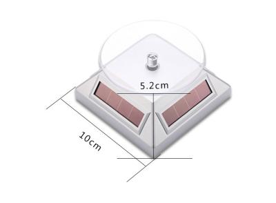 OEM Advertising Equipment Solar Powered Rotating Display Stand For Small Objects