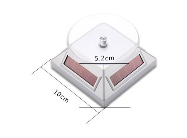Custom Logo Rotating Solar Display Stand With Load Weight 300g Solar Showcase