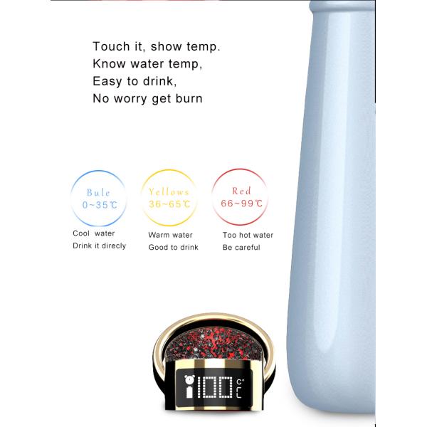 EW-DD3 Sports Drink Bottle 250*76mm 420ml Inner Tank With Drinking Reminder