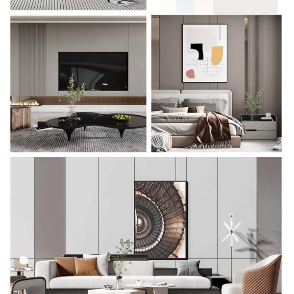 Кожа внутреннего художественного оформления администрации чувствует ширину 1.22m панелей стены PVC