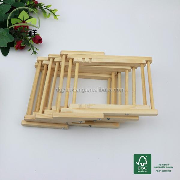 Phone holder wooden beach chair cellphone stand