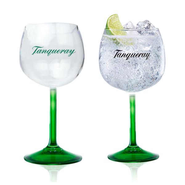 Clear Reusable Plastic Wine Glasses Cocktail Plastic Gin Balloon Home Picnics BBQ